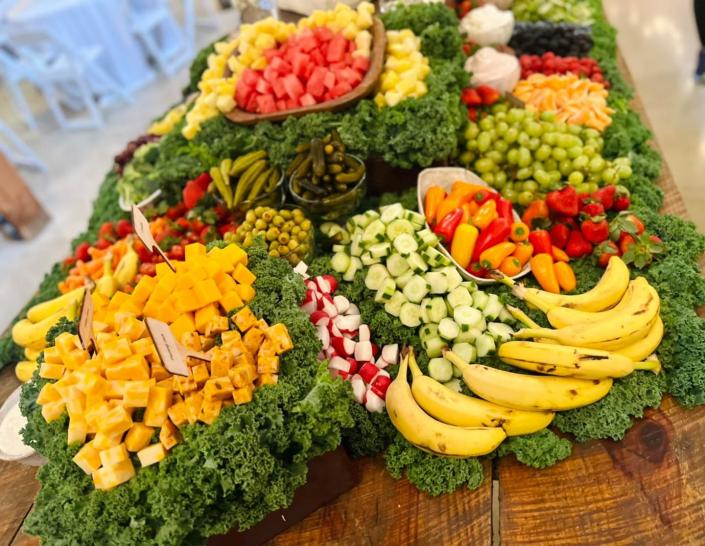 Fruit, Veggie, and Cheese Table